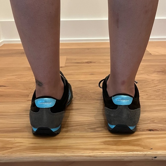 aqua + grey Converse track sneakers - Picture 3 of 4